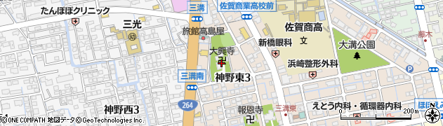 大興寺周辺の地図