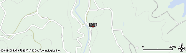 佐賀県伊万里市東山代町（脇野）周辺の地図