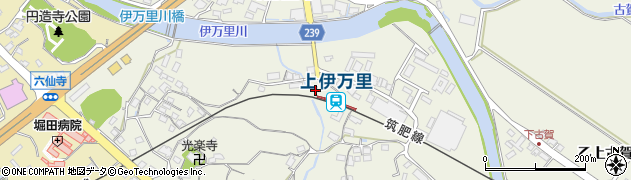 上伊万里駅周辺の地図