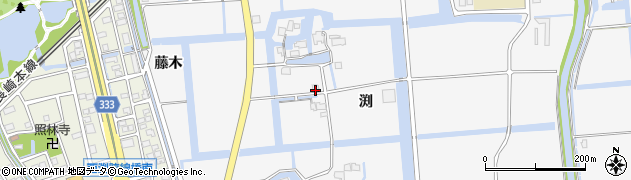 佐賀県佐賀市兵庫町渕1179-7周辺の地図