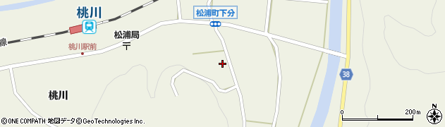 佐賀県伊万里市松浦町（桃川）周辺の地図