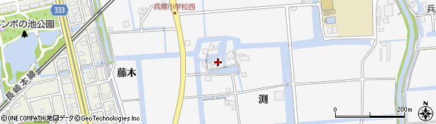佐賀県佐賀市兵庫町渕1188周辺の地図