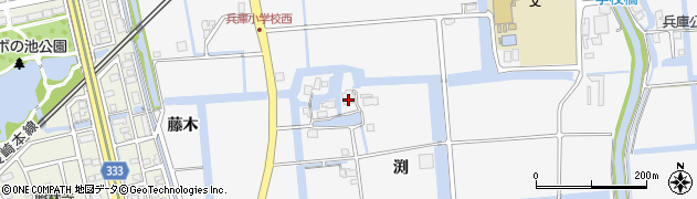 佐賀県佐賀市兵庫町渕1191周辺の地図