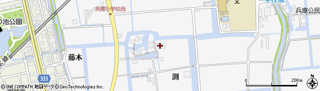 佐賀県佐賀市兵庫町渕1252周辺の地図