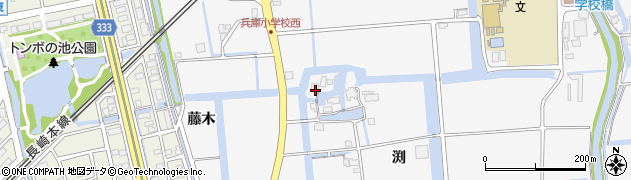 佐賀県佐賀市兵庫町渕1197周辺の地図