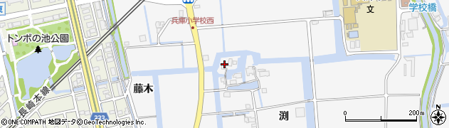 佐賀県佐賀市兵庫町渕1199周辺の地図