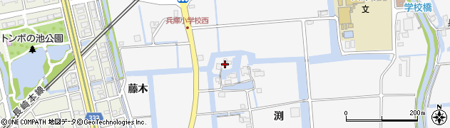 佐賀県佐賀市兵庫町渕1195周辺の地図