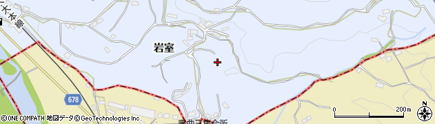 大分県玖珠郡玖珠町岩室960周辺の地図