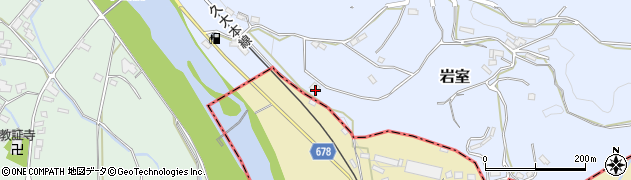 大分県玖珠郡玖珠町岩室870周辺の地図