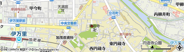 佐賀県伊万里市立花町西円蔵寺3460周辺の地図