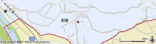 大分県玖珠郡玖珠町岩室924周辺の地図