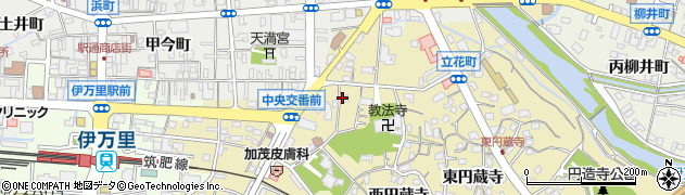 佐賀県伊万里市立花町西円蔵寺3455周辺の地図