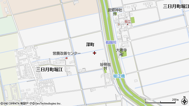 〒845-0031 佐賀県小城市三日月町堀江の地図