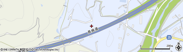 長崎自動車道周辺の地図