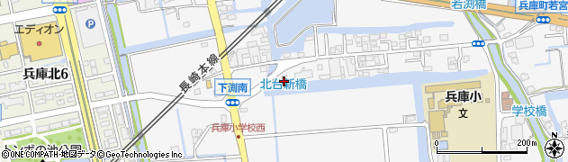 佐賀県佐賀市兵庫町渕1339-8周辺の地図