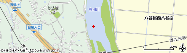 有田川周辺の地図