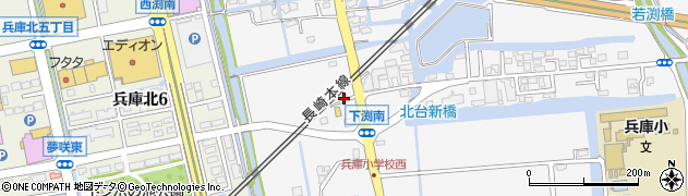 佐賀県佐賀市兵庫町渕1353-8周辺の地図