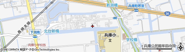 佐賀県佐賀市兵庫町渕1316周辺の地図