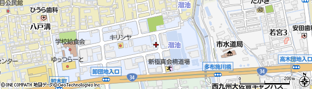 佐賀県佐賀市卸本町周辺の地図