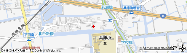 佐賀県佐賀市兵庫町渕1312周辺の地図