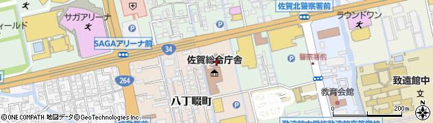 佐賀県　農業会議周辺の地図