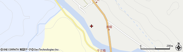 大山川周辺の地図