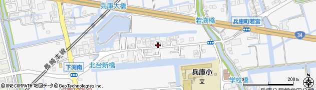 佐賀県佐賀市兵庫町渕1323-23周辺の地図
