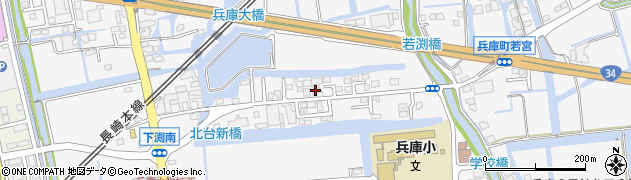 佐賀県佐賀市兵庫町渕1324周辺の地図