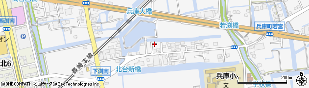 佐賀県佐賀市兵庫町渕1328-12周辺の地図
