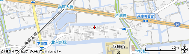 佐賀県佐賀市兵庫町渕1323-22周辺の地図