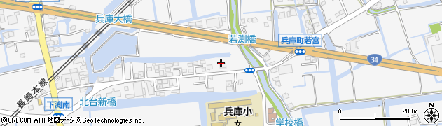 佐賀県佐賀市兵庫町渕1309周辺の地図