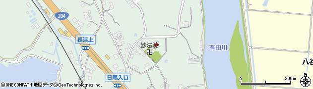 佐賀県伊万里市東山代町長浜96周辺の地図