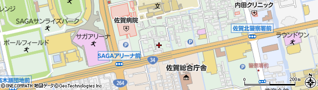 有限会社鹿島防災具店　佐賀営業所周辺の地図
