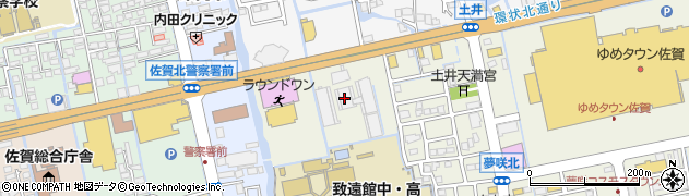 佐賀県食ガス事業所周辺の地図