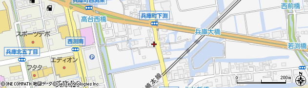 佐賀県佐賀市兵庫町渕1414周辺の地図
