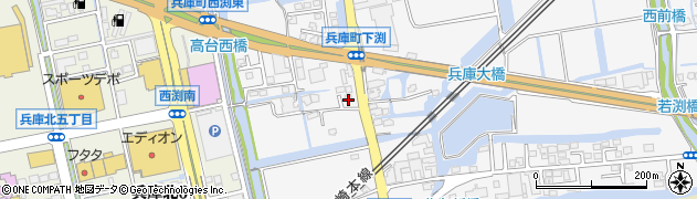 佐賀県佐賀市兵庫町渕1411周辺の地図