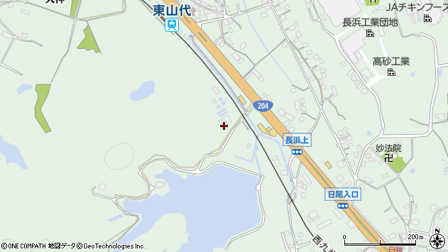 〒849-4271 佐賀県伊万里市東山代町長浜の地図