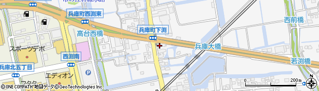 佐賀県佐賀市兵庫町渕1534周辺の地図