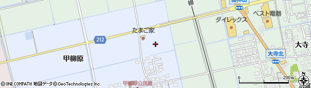 佐賀県小城市三日月町甲柳原周辺の地図