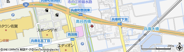佐賀県佐賀市兵庫町渕1562周辺の地図
