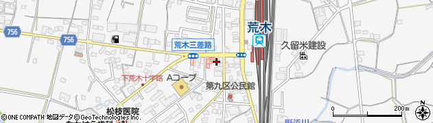 明光義塾荒木教室周辺の地図