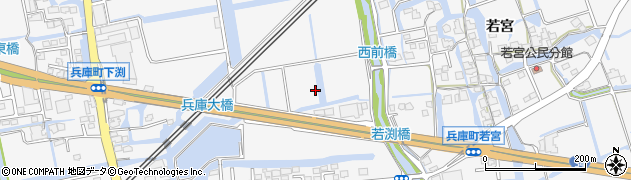 佐賀県佐賀市兵庫町渕周辺の地図
