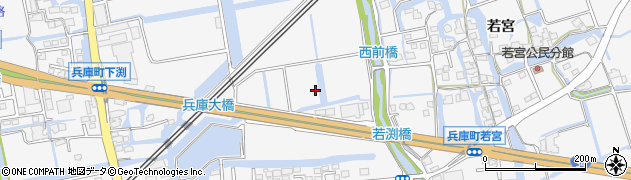 佐賀県佐賀市兵庫町（渕）周辺の地図