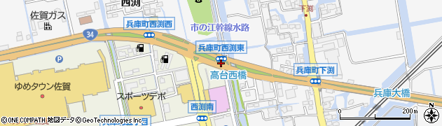 兵庫町西渕東周辺の地図