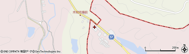 愛媛県北宇和郡鬼北町吉波17周辺の地図