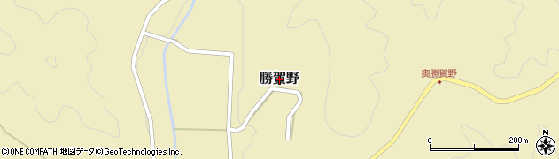 高知県四万十町（高岡郡）勝賀野周辺の地図