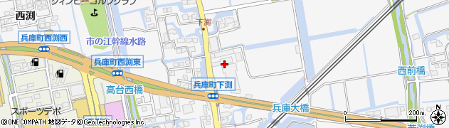 佐賀県佐賀市兵庫町渕1542周辺の地図
