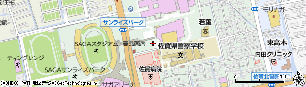 佐賀県佐賀市日の出周辺の地図
