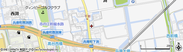 佐賀県佐賀市兵庫町渕1638周辺の地図