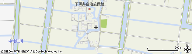 佐賀県神埼市下黒井周辺の地図